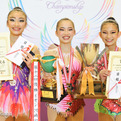 第13回全日本新体操ユースチャンピオンシップ女子TOP３