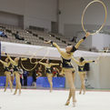 日本女子体育大学附属二階堂高校文化祭で新体操部が演技会